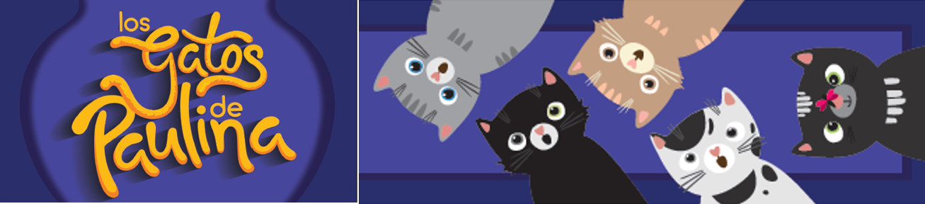 Ilustraciones de los gatos de Paulina